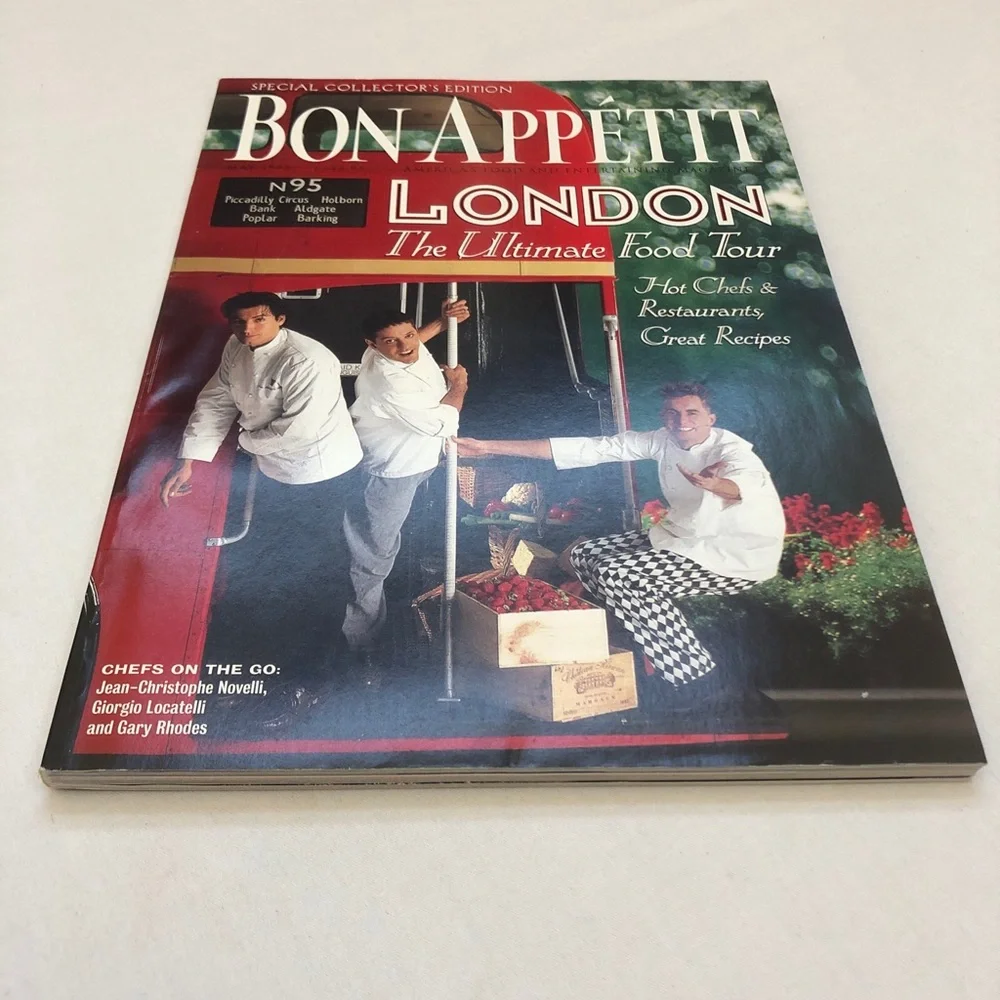 Bon Appetit London Special Collector's Edition May 1998 Vol 43 No 5 Recipes